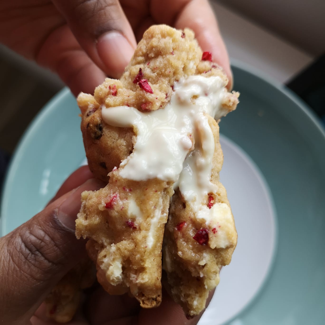 Raspberry & White Chocolate Cookie