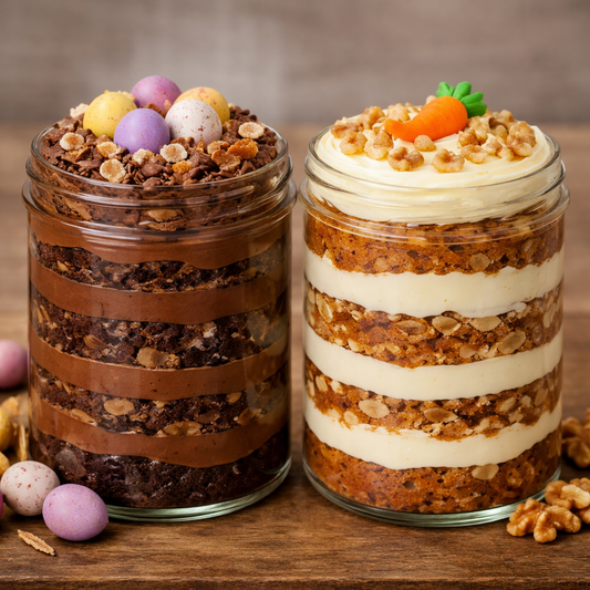 Easter Cake Jars